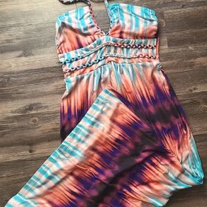 Long Tie Dye Dress